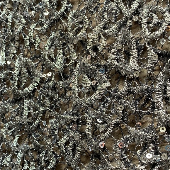 Sheer Black and Silver Sparkle Tank Top - Picture 4 of 6